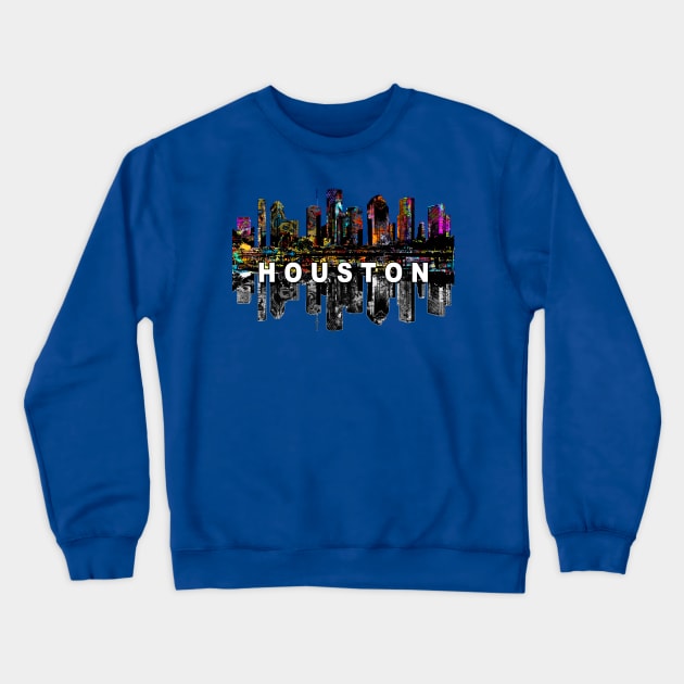 Streetstyle Houston texas Crewneck Sweatshirt by rlnielsen4